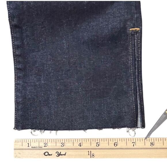 FAVORITE DAUGHTER Valentina Tower Super High Rise Jeans Size 32 Jasper Dark Wash - Picture 14 of 16